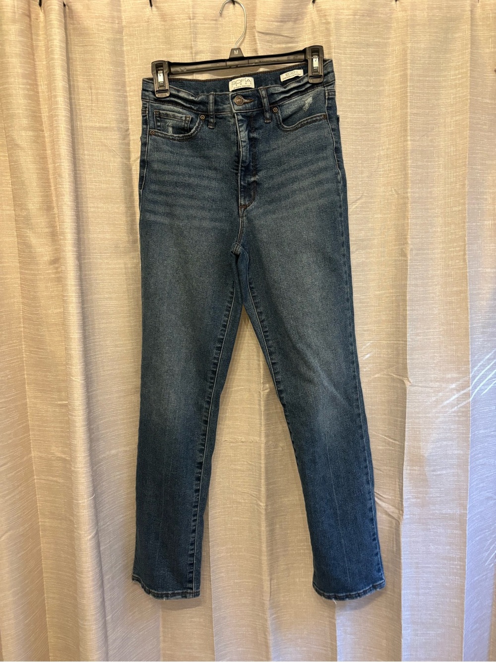 sofia by sofia vergara Dark Indigo Straight Leg Jeans - Picture 1 of 3